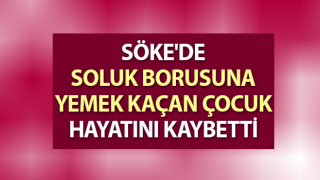 Soluk borusuna yemek kaçan çocuk hayatını kaybetti