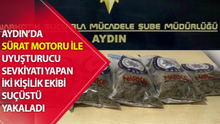 Sürat motoru ile uyuşturucu sevkiyatı polis engeline takıldı