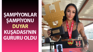 Alina Duyar, Kuşadası'nın gururu oldu