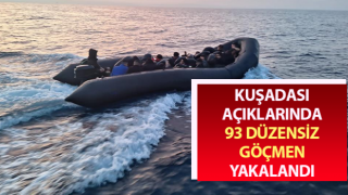 Aydın’da 93 düzensiz göçmen yakalandı