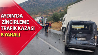 Aydın’da zincirleme trafik kazası