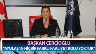 Başkan Çerçioğlu: “Ayulaş’ın hiçbir farklı faaliyet kolu yoktur”