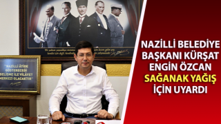 Başkan Özcan, sağanak yağış için uyardı