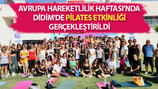 Didim'de pilates etkinliği gerçekleştirildi