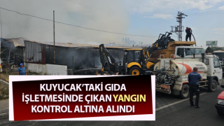 Gıda işletmesinde çıkan yangın kontrol altına alındı