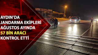 Jandarma Ağustos ayında 57 bin aracı kontrol etti