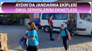 Jandarma ekipleri okul servislerini denetledi