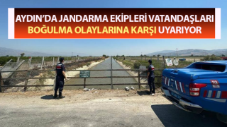 Jandarma ekipleri vatandaşları boğulmalara karşı uyarıyor