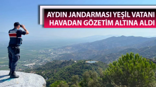 Jandarma yeşil vatanı havadan gözetim altına aldı