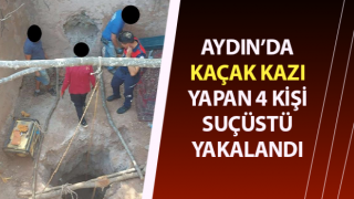 Kaçak kazı yaparken suçüstü yakalandılar