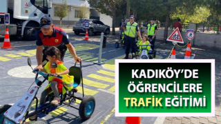 Kadıköy’de öğrencilere trafik eğitimi