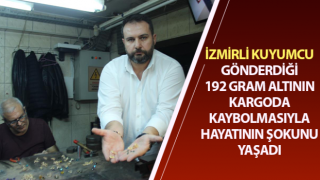 Kargoya verdiği 325 bin lira değerinde altın kayboldu