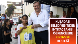 Kuşadası Belediyesi ile öğrencilerin yüzü her daim gülüyor