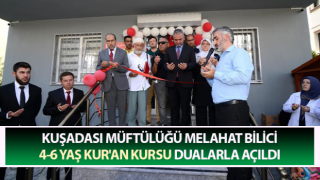 Melahat Bilici 4-6 Yaş Kur'an Kursu dualarla açıldı