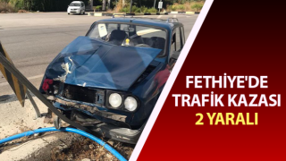 Muğla’da trafik kazası: 2 yaralı