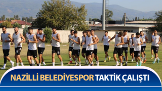 Nazilli Belediyespor taktik çalıştı