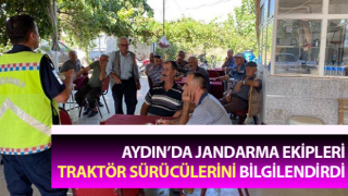 Traktör sürücüleri bilgilendirildi