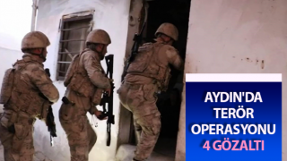 Aydın'da terör operasyonu: 4 gözaltı