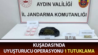 Aydın’da uyuşturucu operasyonu: 1 tutuklama