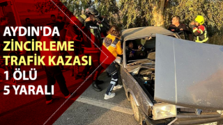 Aydın'da zincirleme trafik kazası