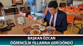 Başkan Özcan, öğrencilik yıllarına geri döndü