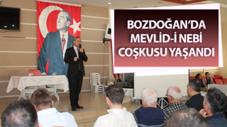 Bozdoğan’da Mevlid-i Nebi coşkusu yaşandı