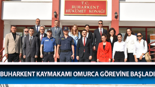 Buharkent Kaymakamı Omurca görevine başladı