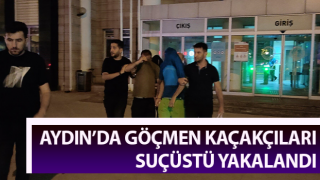 Göçmen kaçakçıları suçüstü yakalandı