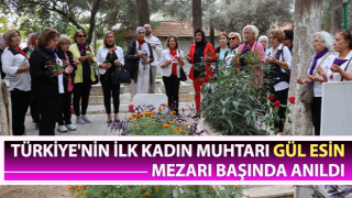 Gül Esin mezarı başında anıldı