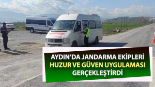 Jandarmadan huzur ve güven uygulaması