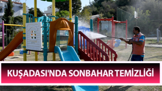 Kuşadası'nda sonbahar temizliği