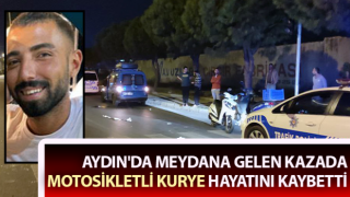 Motosikletli kurye kazada yaşamını yitirdi