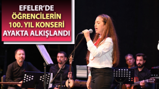 Öğrencilerin 100. yıl konseri ayakta alkışlandı