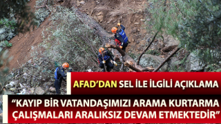 AFAD’dan sel ile ilgili açıklama