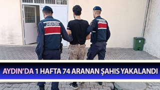 Aydın’da 74 aranan şahıs yakalandı