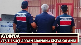 Aydın'da aranan 4 kişi yakalandı