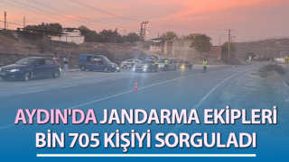 Aydın'da bin 705 kişi sorgulandı