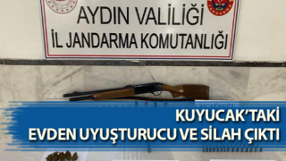 Aydın’da bir evden uyuşturucu ve silah çıktı