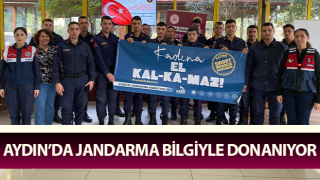 Aydın’da jandarma bilgiyle donanıyor