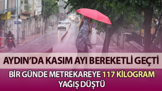 Aydın’da Kasım ayı bereketli geçti