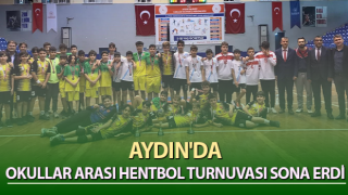 Aydın'da Okullar Arası Hentbol Turnuvası sona erdi