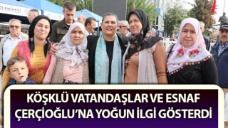 Başkan Çerçioğlu, Köşklü vatandaşlarla buluştu