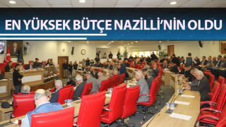 En yüksek bütçe Nazilli’nin oldu