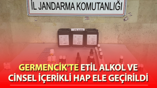 Germencik’te sahte alkol operasyonu