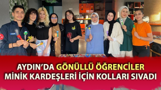 Gönüllü öğrenciler, minik kardeşleri için kolları sıvadı