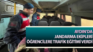 Jandarma ekipleri öğrencilere trafik eğitimi verdi