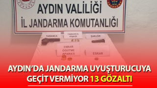 Jandarma uyuşturucuya geçit vermiyor: 13 gözaltı