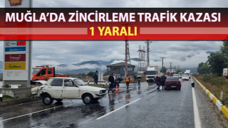 Kaza böyle geldi, araçlar yolda metrelerce kaydı