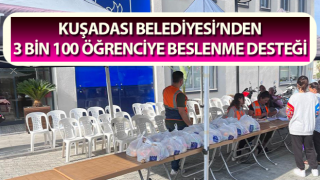 Kuşadası’nda 3 bin 100 öğrenciye beslenme desteği