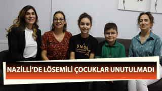 Nazilli’de lösemili çocuklar unutulmadı